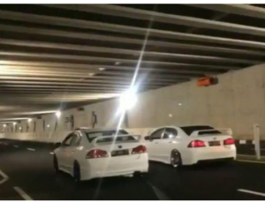 Viral! Underpass Bandara Kulon Progo Jadi Tempat Ajang Balap Mobil